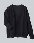 ＜新商品＞【裏表なし】 WOMENS 綿スムースカーディガン（M/L）＊数量限定商品
