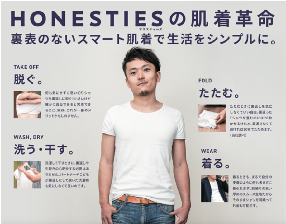 裏表なし】 MENS インナー スタンダード – HONESTIES 裏表なし】 MENS インナー スタンダード – HONESTIES